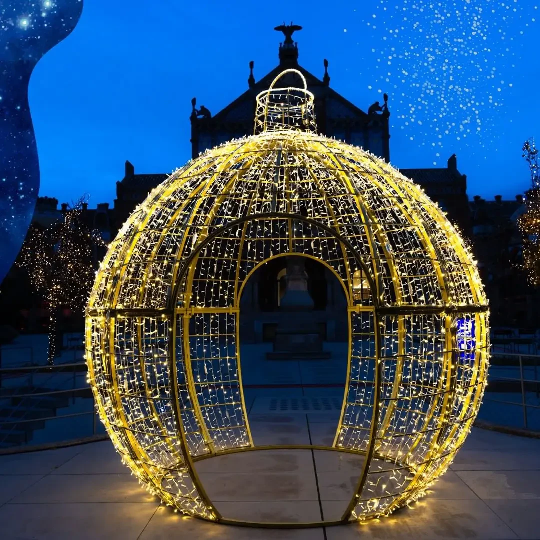 Luces Sant Pau - Barcelona Navidad