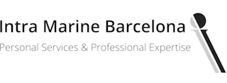 Intra Marine Barcelona logo with tagline for personal services and professional expertise.