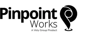 Pinpoint Works logo with tagline A Voly Group Product.